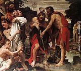 The Baptism of Christ by Annibale Carracci